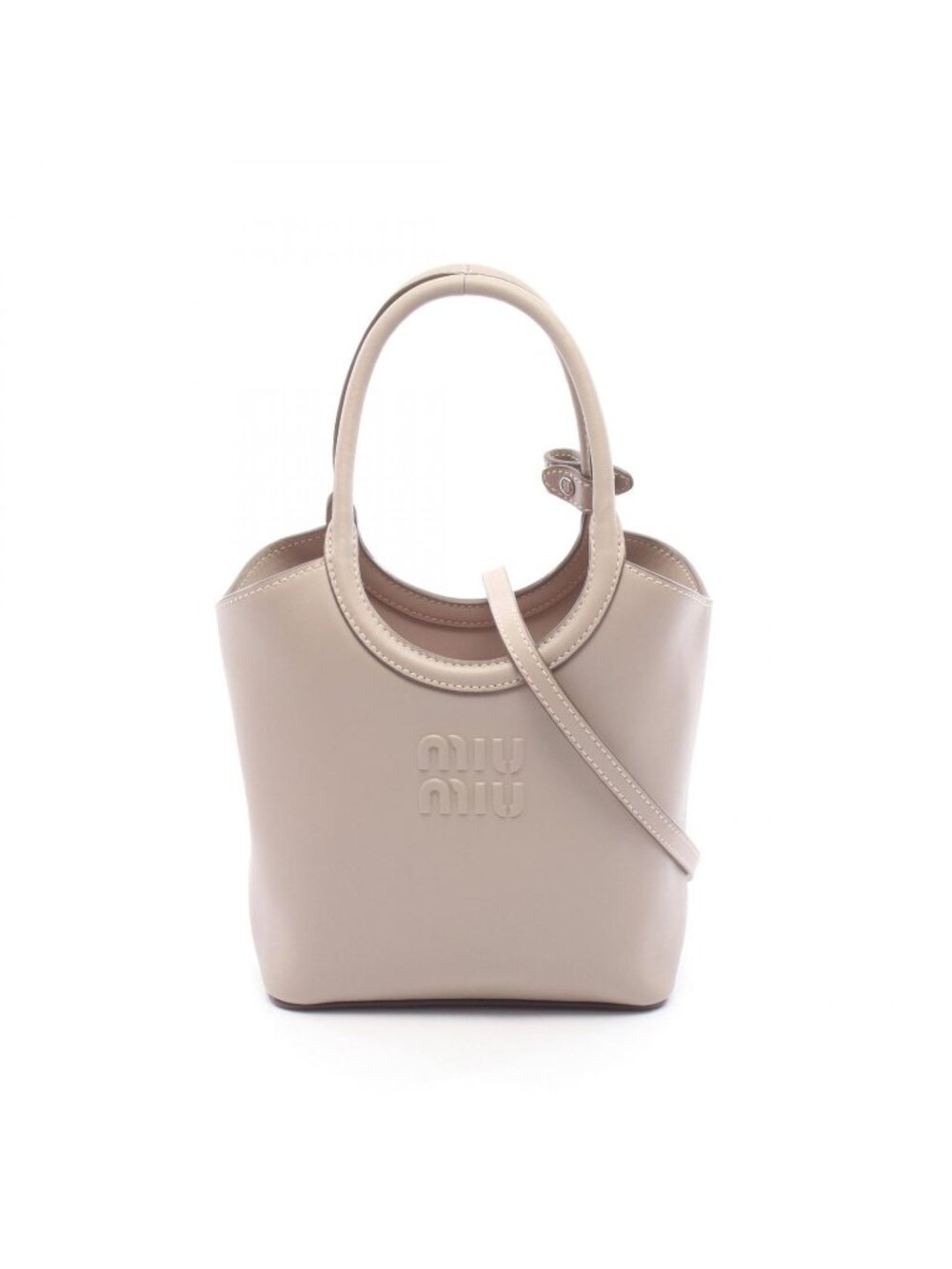 Miu Miu Handbag Ivy Leather Tote